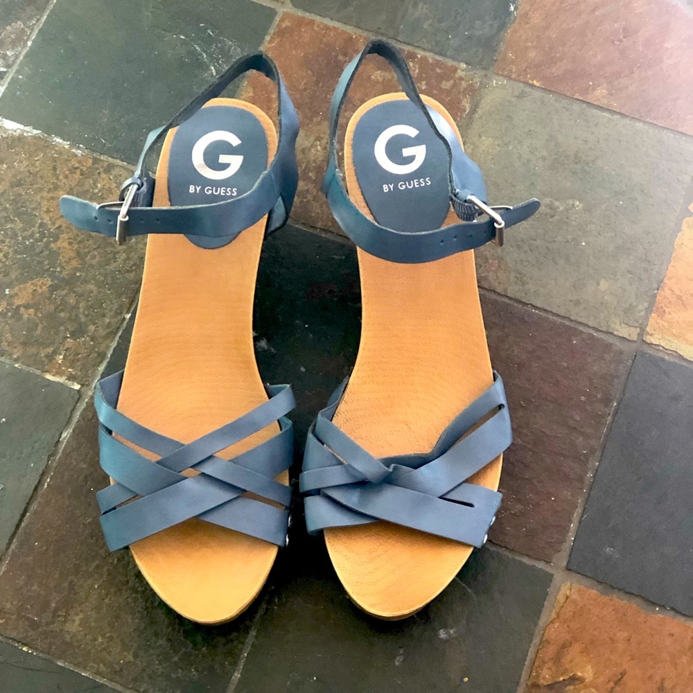 G by Guess Blue sandals